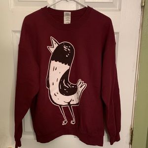The Wonder Years Maroon Crewneck